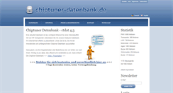 Desktop Screenshot of chiptuner-datenbank.de